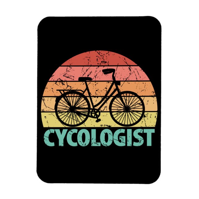 Cycologist Funny Cycling Magnet (Vertical)