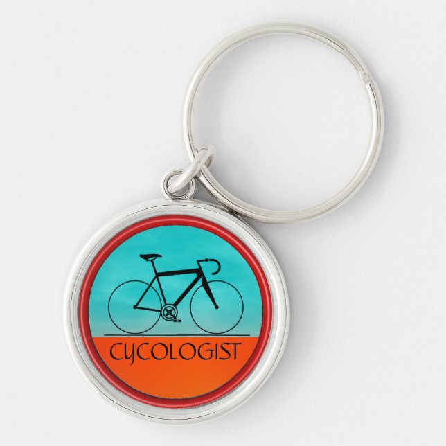 Cycologist Keychain (Front)