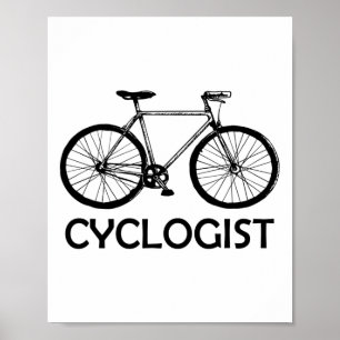 Cycologist Mountain Bike Bicylce Mtb Cycling  Poster