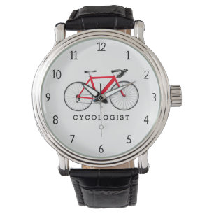Cycologist Red Bicycle Watch