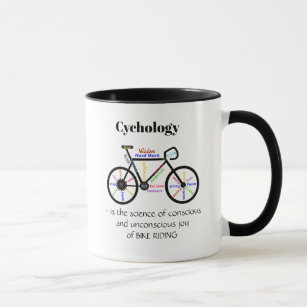 Cycology the Science of the Joy of Bike Riding Fun Mug