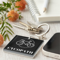 Cycopath Cycling Pun Minimalist Road Bike Cyclist
