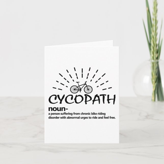 Cycopath Cyclist Card (Front)
