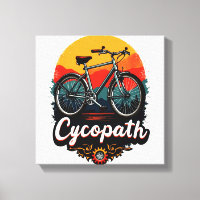Cycopath: Energetic Bike and sunset Graphic