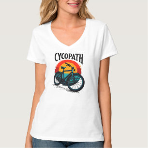 Cycopath: Energetic Bike with sunset Graphic Tee