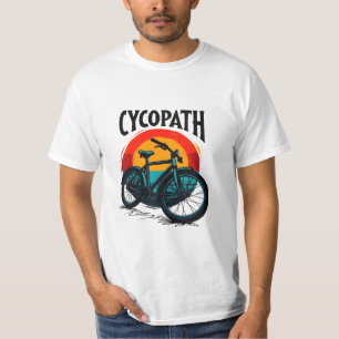 Cycopath: Energetic Bike with sunset Graphic Tee