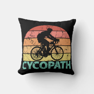 Cycopath Funny Cycling Cyclist Cushion