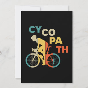 Cycopath Funny Cycling for Cyclists and Bikers Save The Date