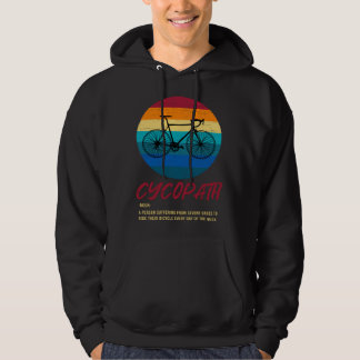 Cycopath Funny Cycopath Road Bike Cycling Club Tou Hoodie