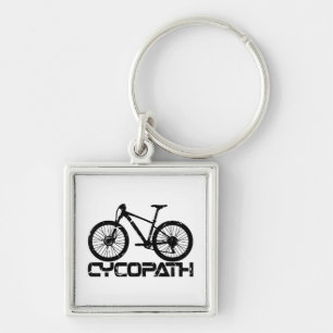Cycopath - Funny MTB Biker Cyclist Cycling Lover Key Ring