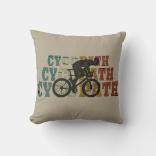 Cycopath - Mounatin Biking - Funny Cycling Cushion