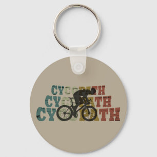 Cycopath - Mounatin Biking - Funny Cycling Key Ring