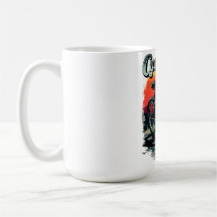 Cycopath: Sunset Bike Design Coffee Mug