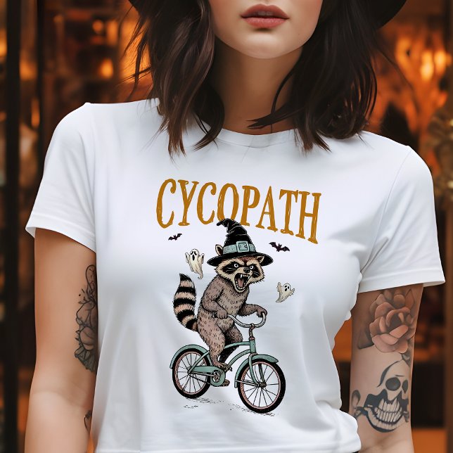 Cycopath Vintage Racoon Halloween T-Shirt (Creator Uploaded)