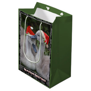 Cygnet Christmas Medium Gift Bag