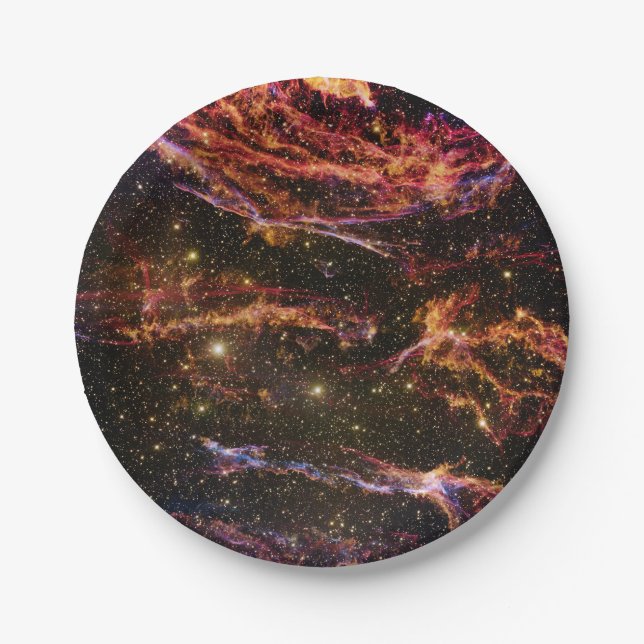 Cygnus Loop Nebula Paper Plate (Front)