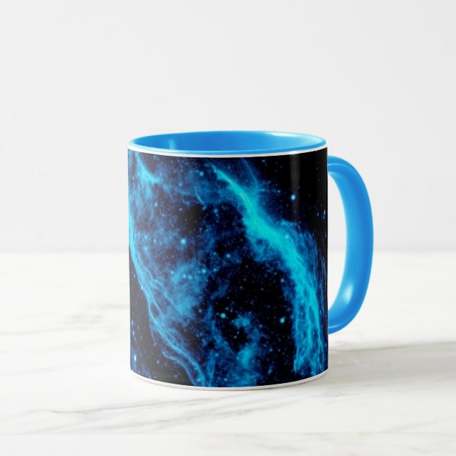 Cygnus Loop Nebula Supernova Remnant NASA Photo Mug (Front Right)