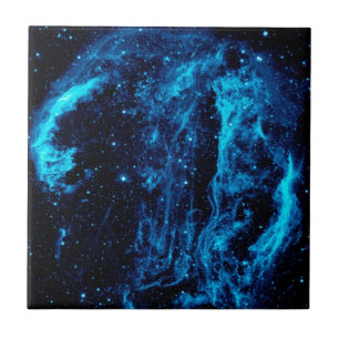 Cygnus Loop Nebula Supernova Remnant NASA Photo Tile