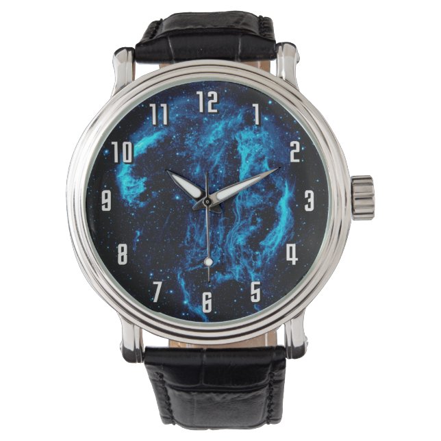 Cygnus Loop Nebula Supernova Remnant NASA Photo Watch (Front)
