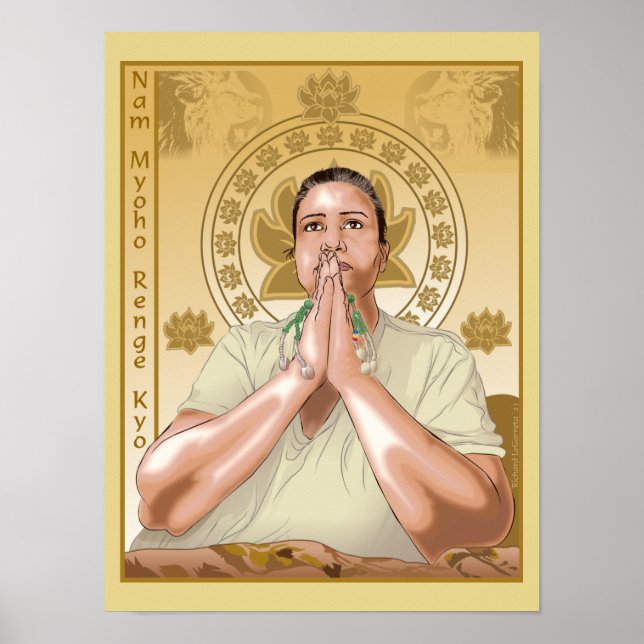 Cyleni Nichiren Daishonin Buddhism Poster (Front)