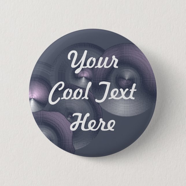 "Cymbalism II" Template 6 Cm Round Badge (Front)