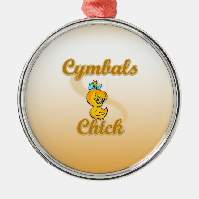 Cymbals Chick Metal Tree Decoration (Front)