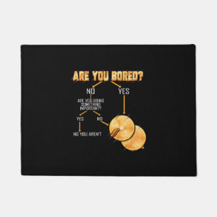 Cymbals Drummer Are You Bored Doormat