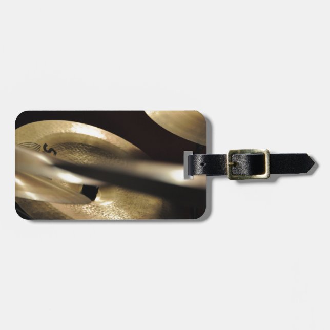 Cymbals Luggage Tag (Front Horizontal)