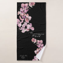 Cymbidium Aloha Towels