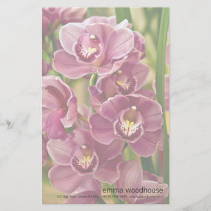 Cymbidium Orchid Stationery