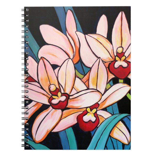 Cymbidiums Spiral Notebook (Front)