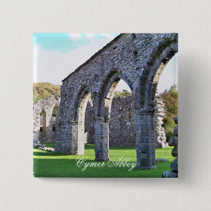 CYMER ABBEY WALES 15 CM SQUARE BADGE