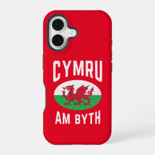 Cymru Am Byth Wales Flag Proud Welsh Vintage Rugby iPhone 16 Case