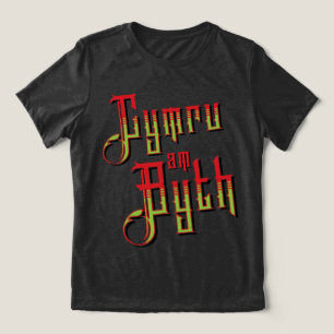 Cymru Am Byth. Wales Forever   Tri-Blend Shirt