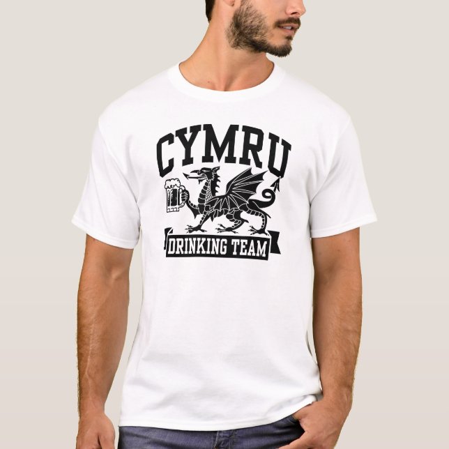 CYMRU Drinking Team T-Shirt (Front)