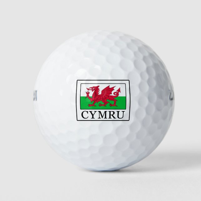 Cymru Golf Balls (Front)