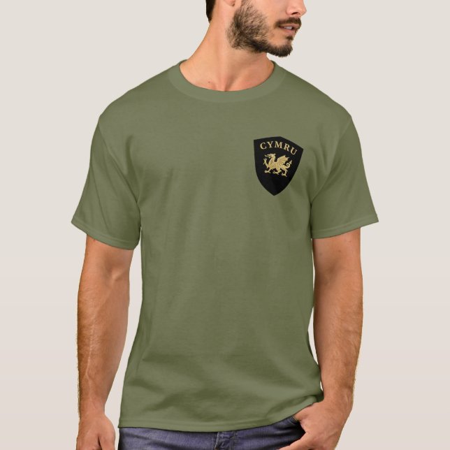 Cymru Shield T-Shirt (Front)