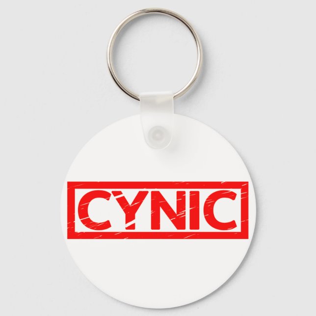 Cynic Stamp Key Ring (Front)