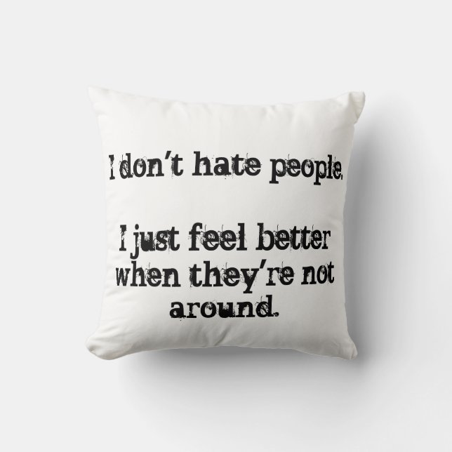 Cynical pillow (Front)