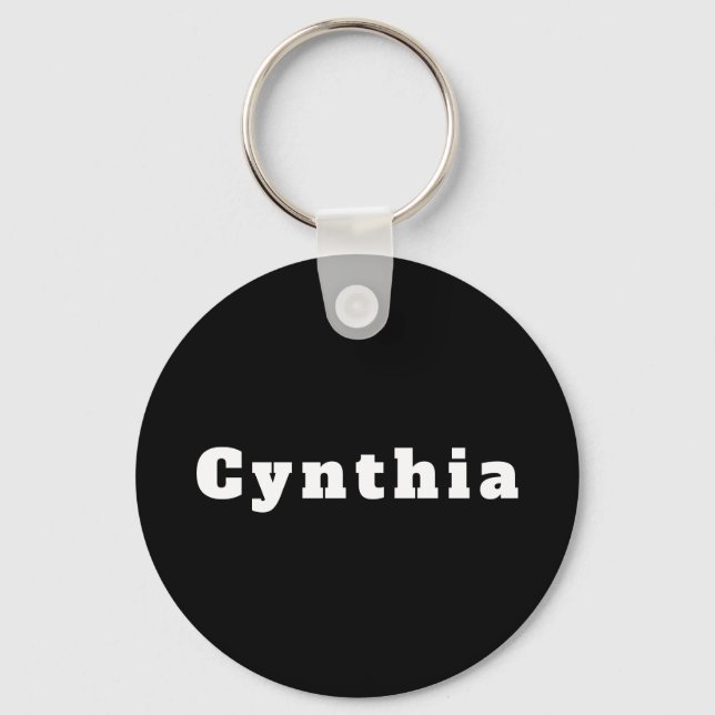 Cynthia Key Ring (Front)