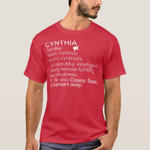 Cynthia Name Definition Cynthia Female Name 1 T-Shirt