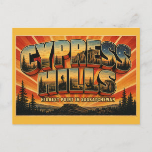 Cypress Hills Interprovincial Park Saskatchewan Postcard