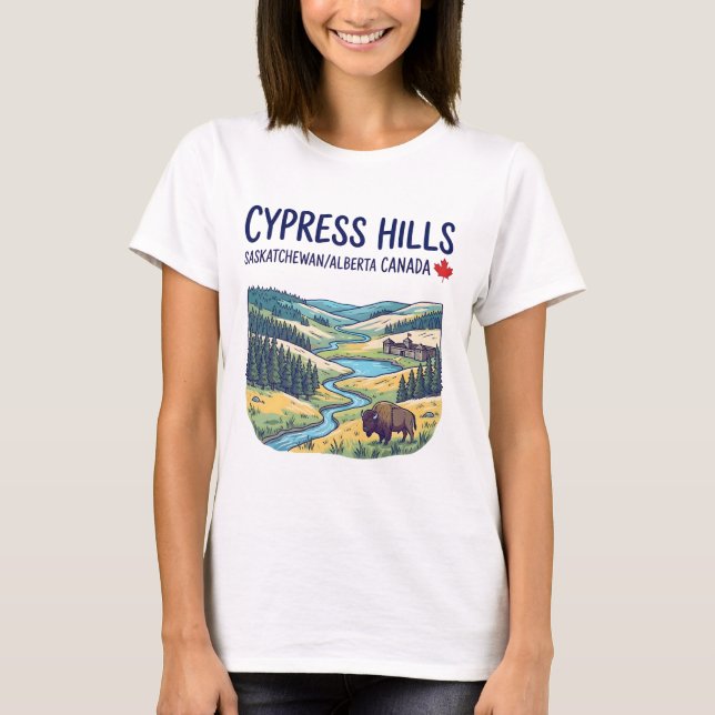 Cypress Hills Park Saskatchewan Alberta Cute  T-Shirt (Front)