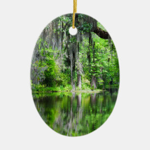 Cypress Lake Oval Ornament