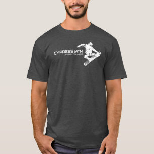 Cypress Mountain British Columbia Snowboarder T-Shirt