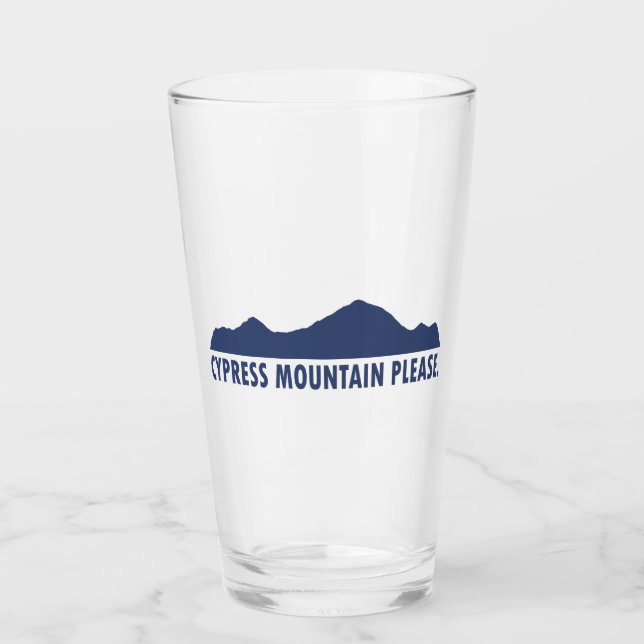 Cypress Mountain Please Glass (Front)