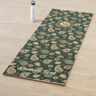 Cypress Paisley Pattern Yoga Mat
