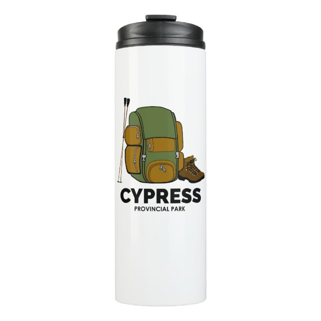 Cypress Provincial Park Backpack Thermal Tumbler (Front)