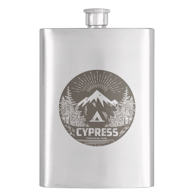 Cypress Provincial Park Hip Flask (Front)