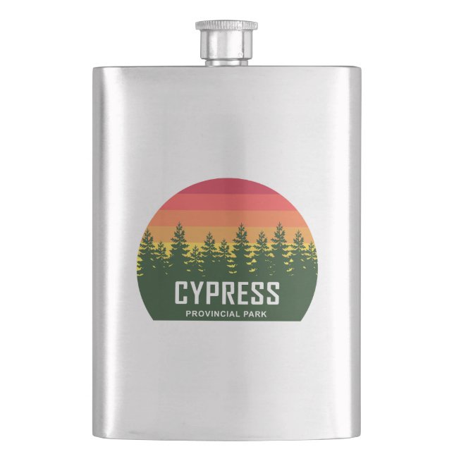 Cypress Provincial Park Hip Flask (Front)